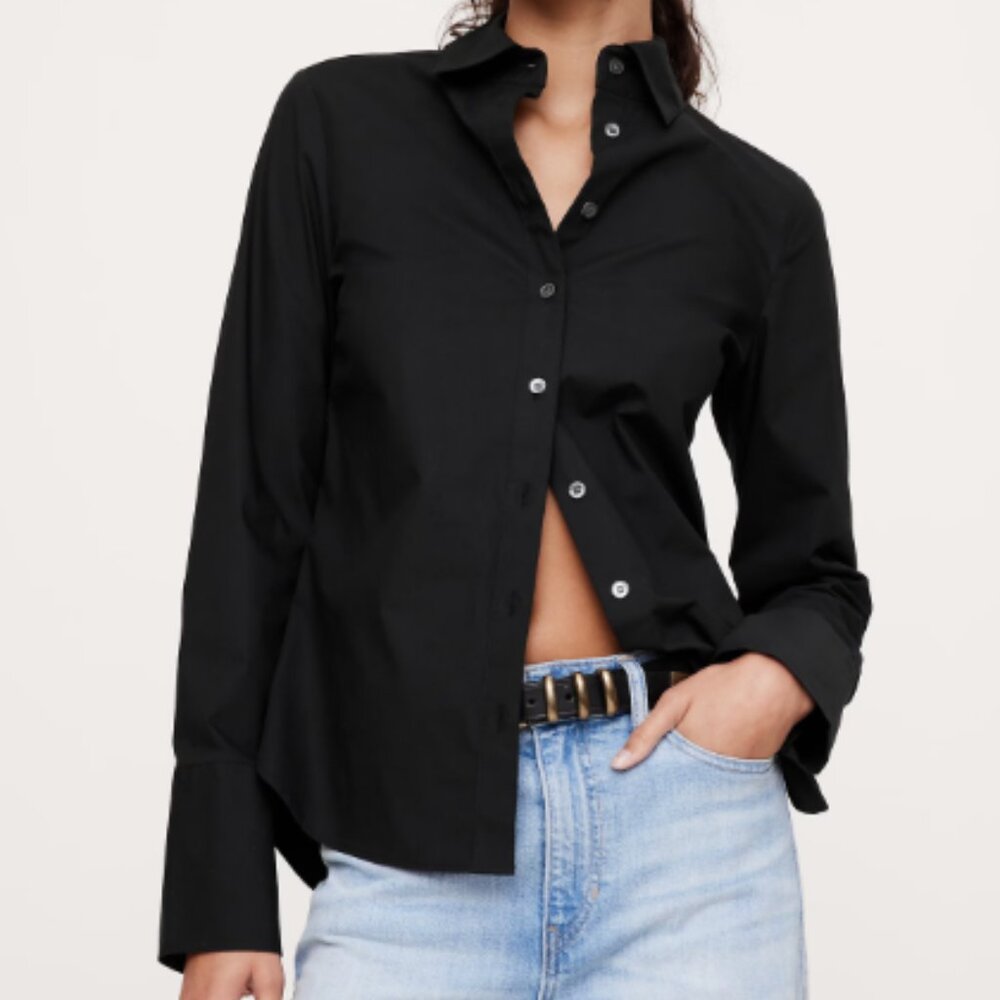 👚 Banana Republic Riley II Tailored Shirt Size 4